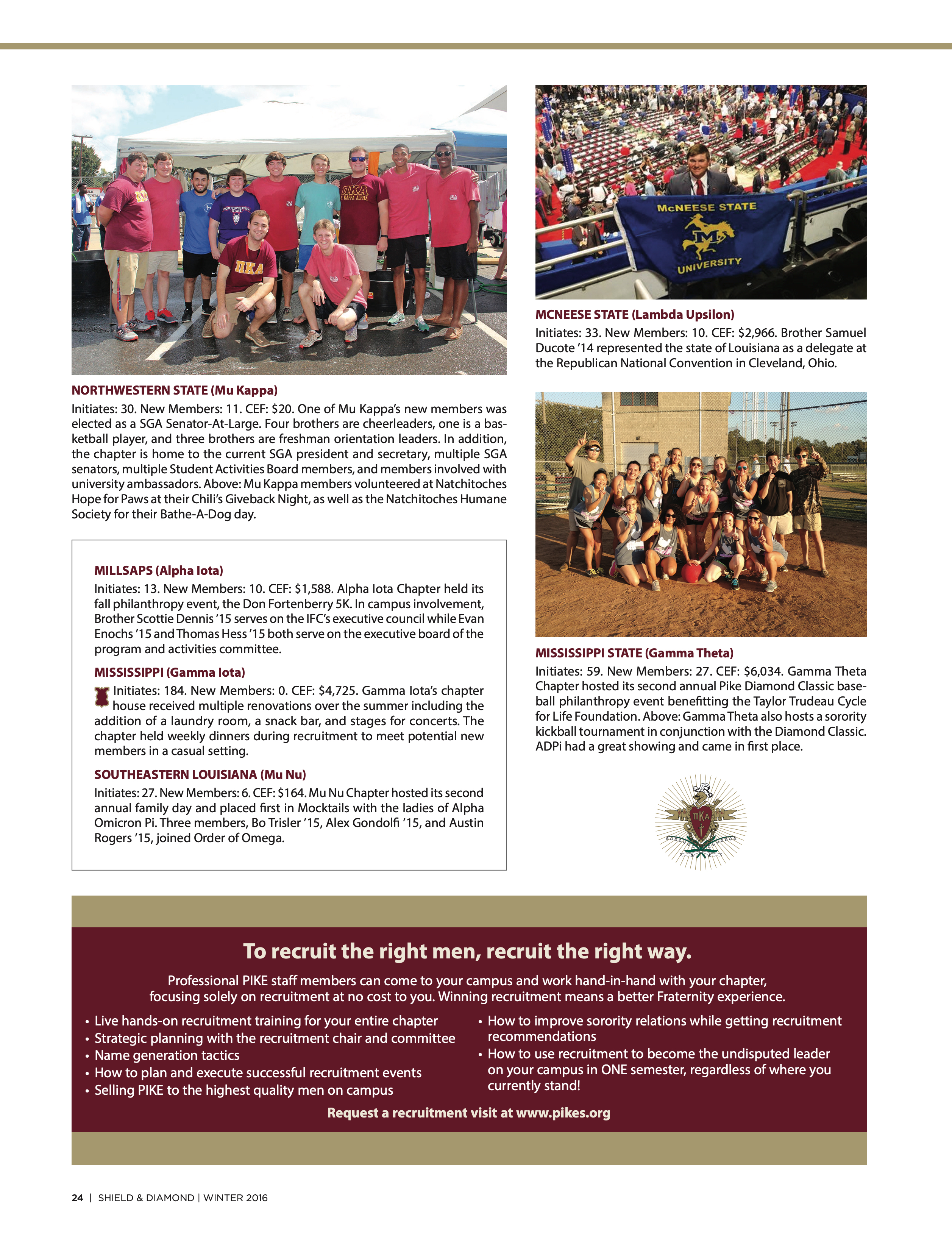 To Recruit the Right Men, Recruit the Right Way